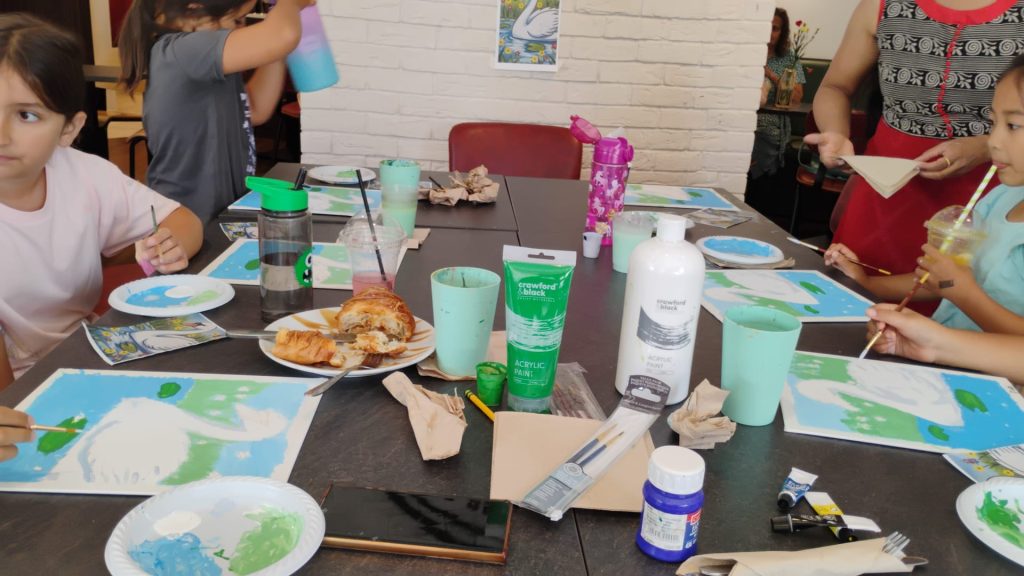 Sip and Paint evening at Devi Arts