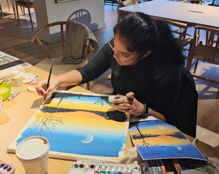 Kids art class at Devi Arts
