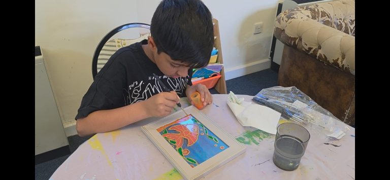 Kids art class at Devi Arts