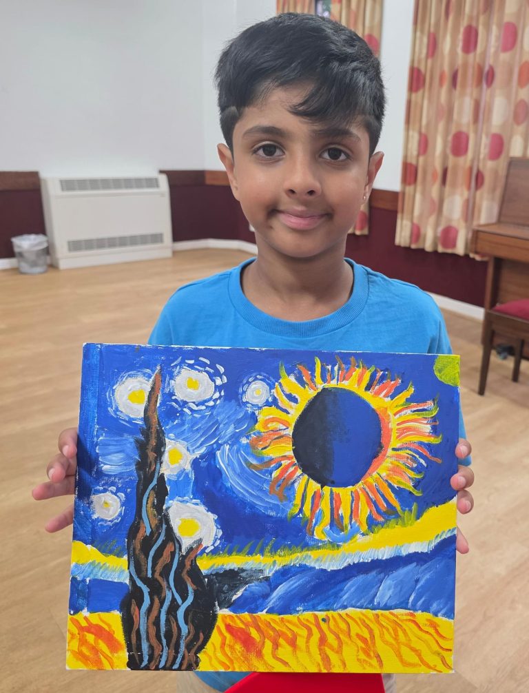 Kids art class at Devi Arts