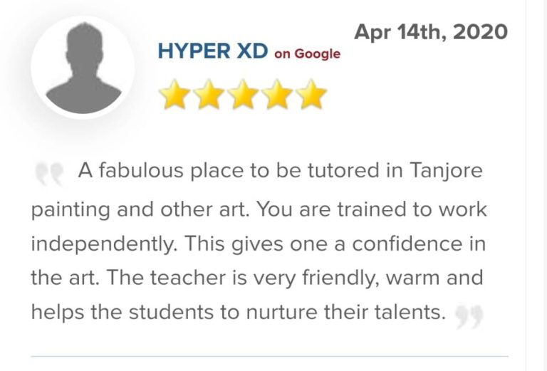 Devi Arts student/parent testimonial