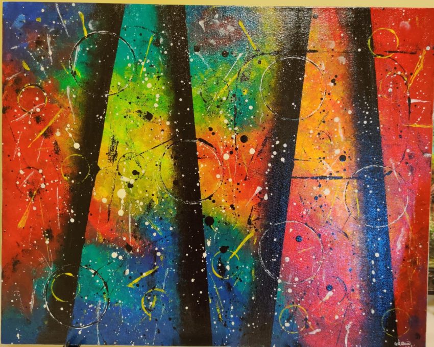 Abstract Art — finished student piece