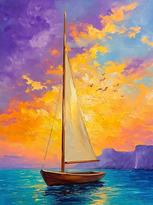 Knife Painting — palette knife oil piece