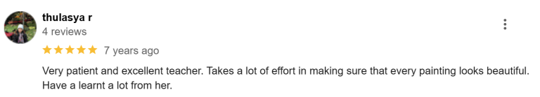 Devi Arts student/parent testimonial