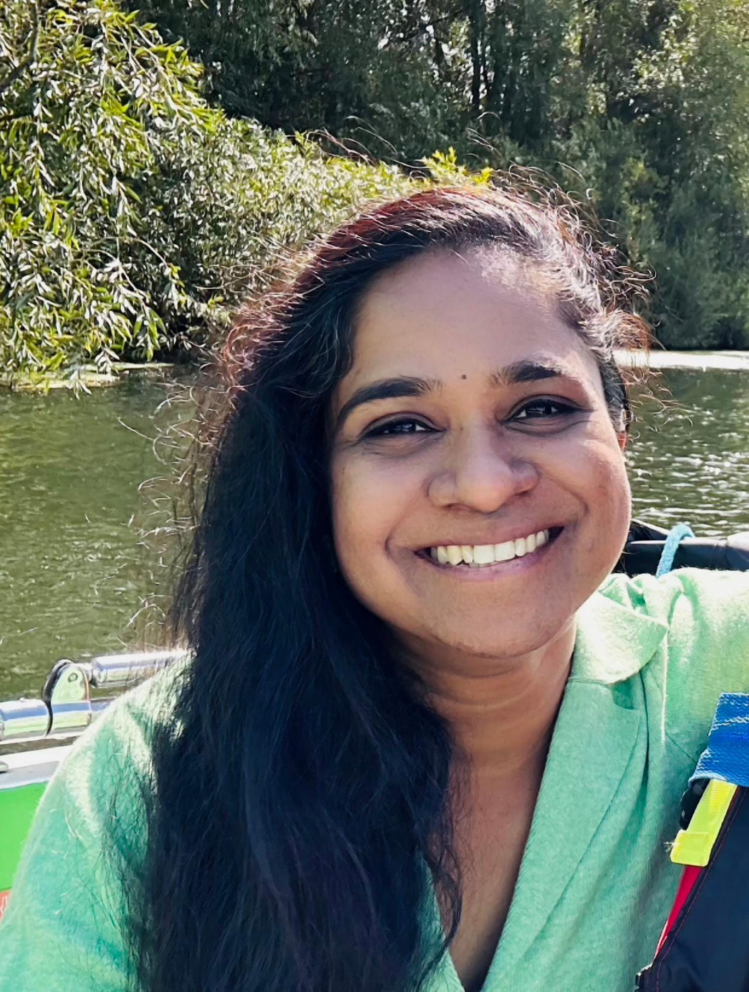 Ratnadevi Gogula, founder and art teacher at Devi Arts